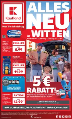 Vorschau von dem Prospekt des Geschäftes Kaufland, gültig ab dem 01.10.2026