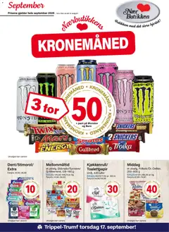 Forhåndsvis Nærbutikken kundeavis fra butikk Nærbutikken gyldig fra 01/09/2026
