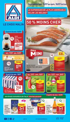 Prévisualisation de Aldi Folder de la semaine 29 du magasin Aldi formulaire valide 13/07/2026