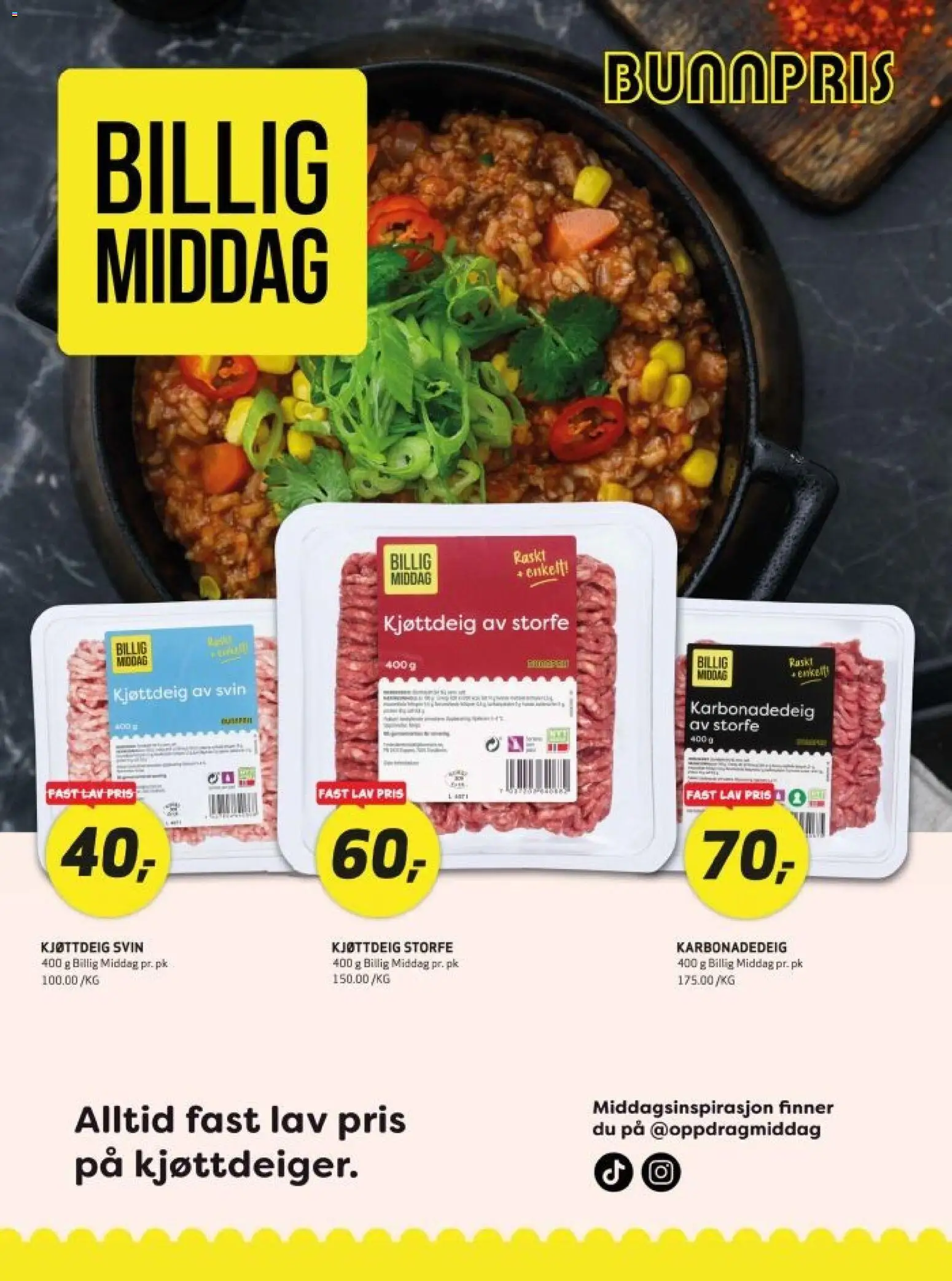 Forhåndsvis Bunnpris kundeavis hŏst-kupp fra butikk Bunnpris gyldig fra 24/09/2026