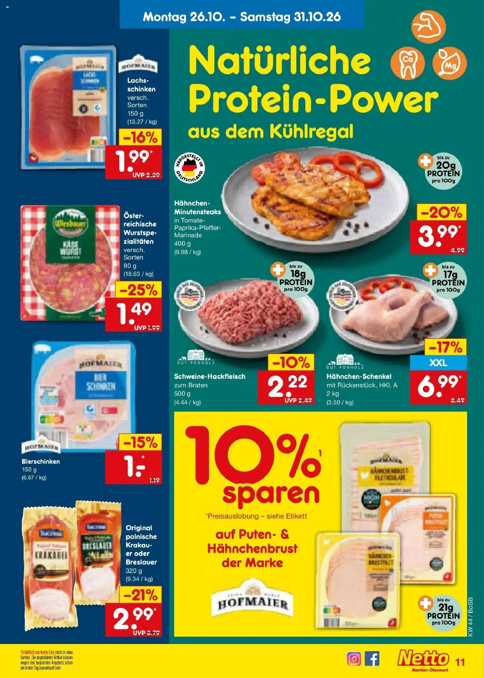 Vorschau von dem Prospekt des Geschäftes Netto Marken-Discount, gültig ab dem 26.10.2026