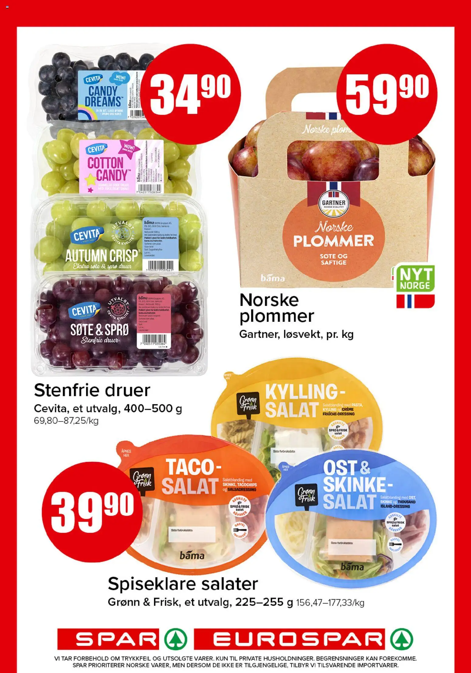 Forhåndsvis Spar kundeavis fra butikk Spar gyldig fra 31/08/2026