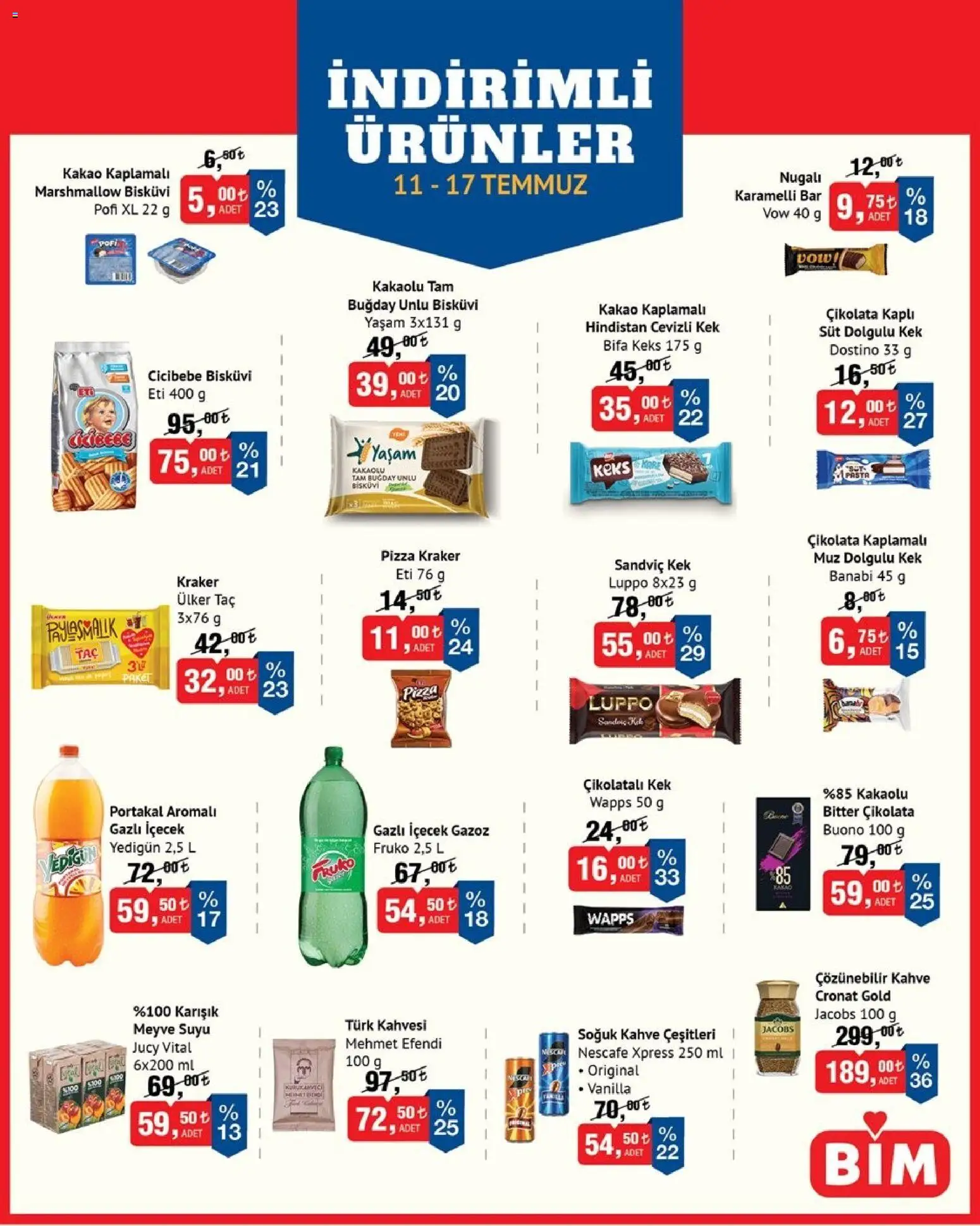 BİM BİM Katalog 11.07.2026 - Broşürünün önizlemesi