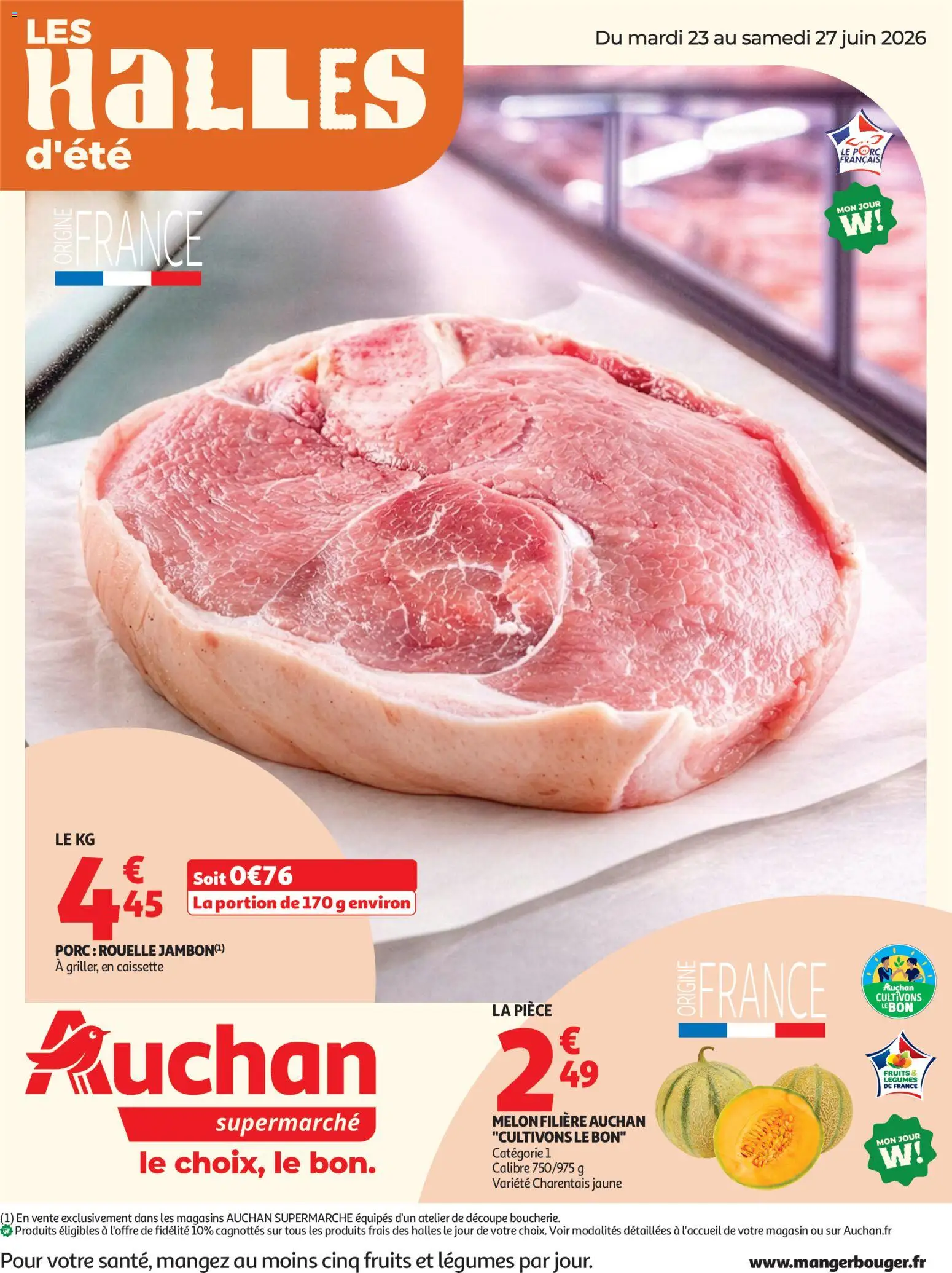 Voorbeeld van Auchan Tops promos supers van winkel Auchan geldig vanaf 23/06/2026
