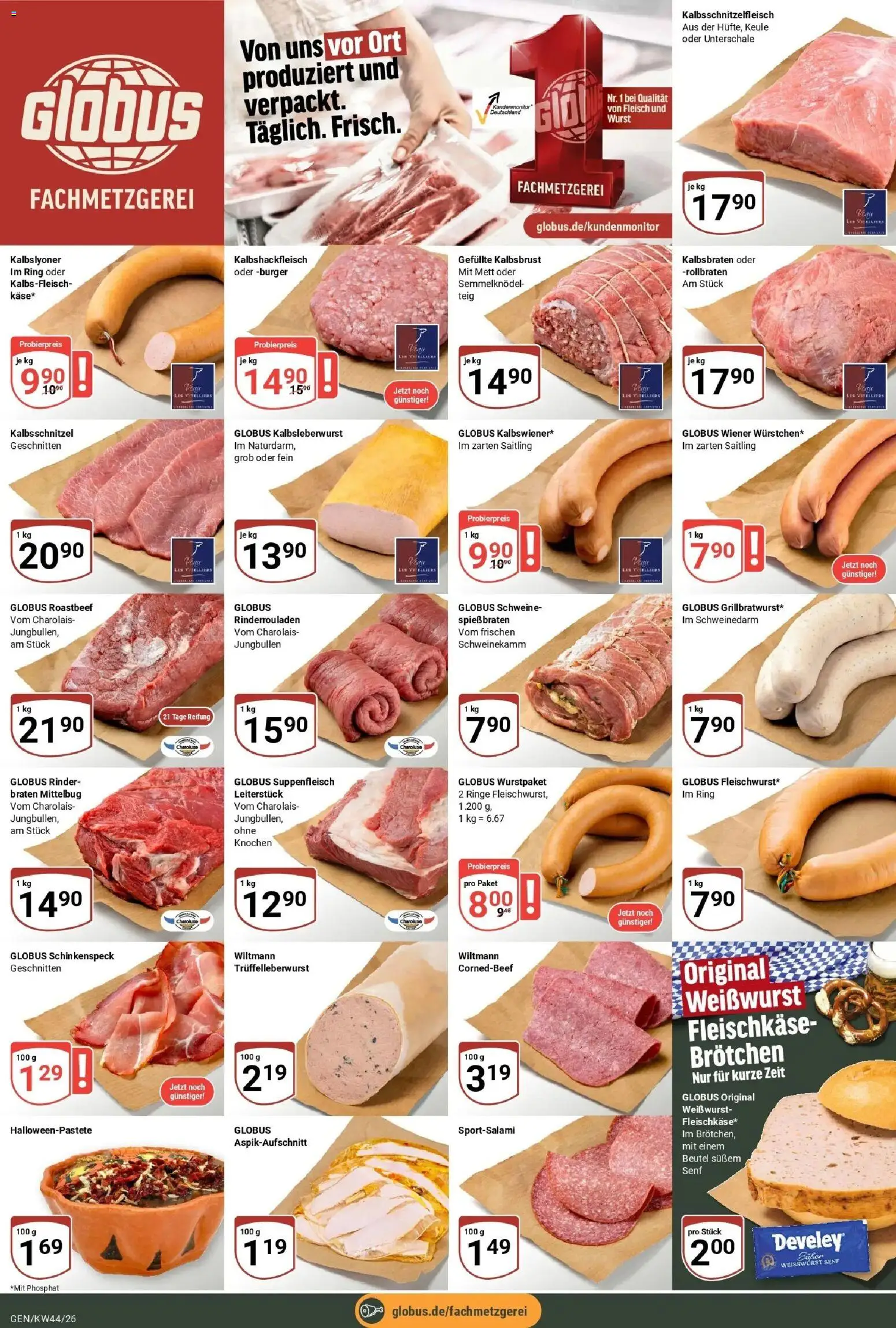 Vorschau von dem Prospekt des Geschäftes Globus, gültig ab dem 26.10.2026
