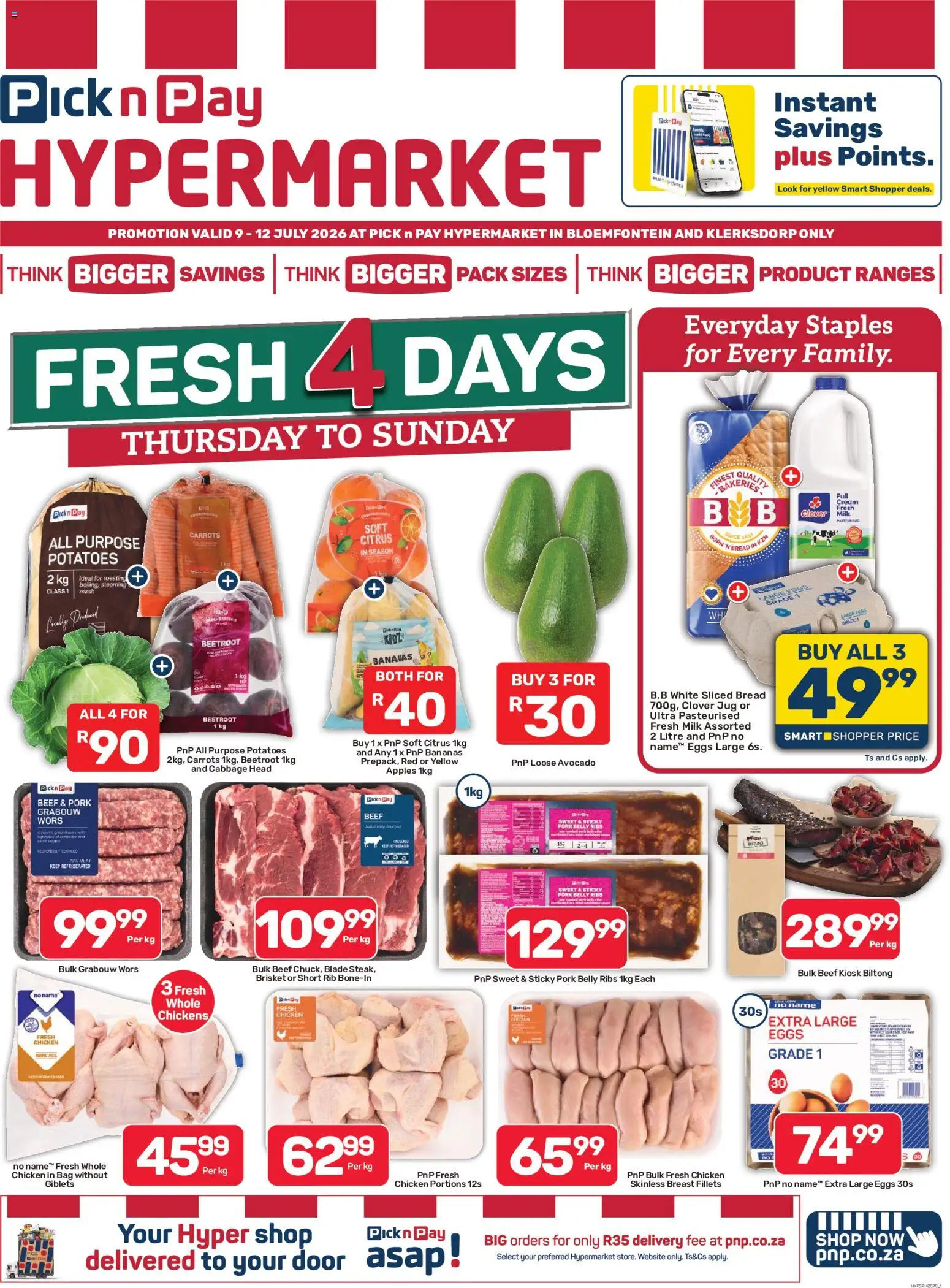 Preview of Pick n Pay flyer valid from 09/07/2026