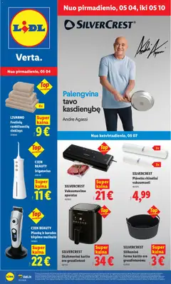 LIDL parduotuvės leidinio LIDL leidinys - Ne maisto prekių pasiūlymai galiojančio nuo 2026.05.04 peržiūra