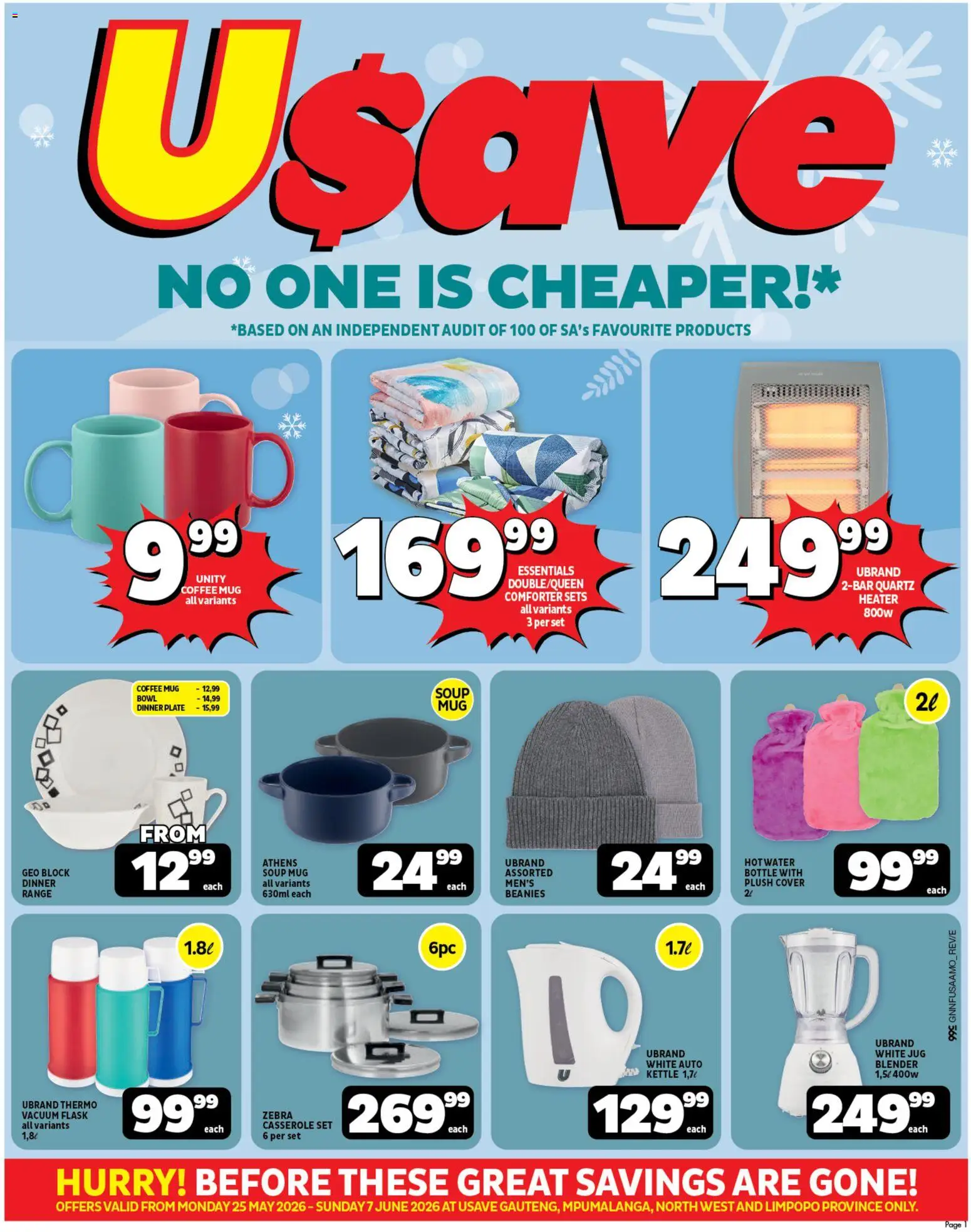 Preview of Usave flyer valid from 25/05/2026