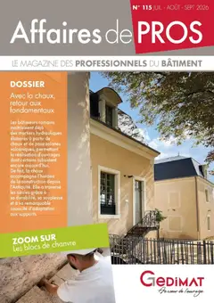Prévisualisation de Gedimat catalogue du magasin Gedimat formulaire valide 01/07/2026