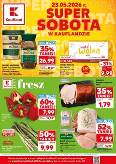 Pogląd gazetki "Kaufland Super Sobota ważne 23.05" ze sklepu Kaufland ważnej od 22.05.2026