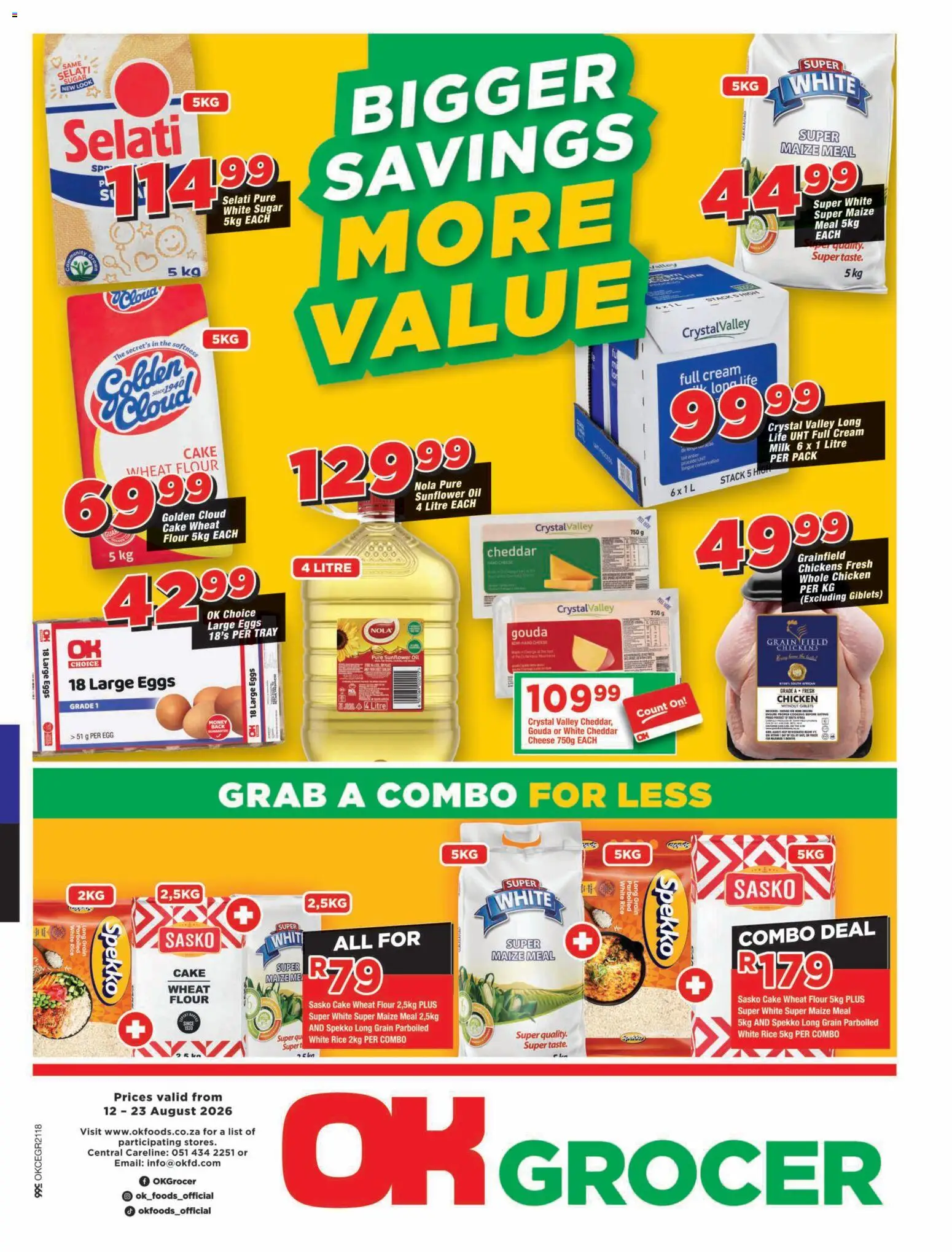 Preview of OK Foods flyer valid from 12/08/2026