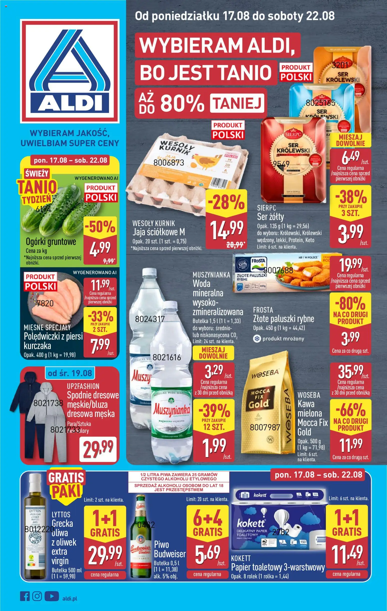 Pogląd gazetki "Aldi gazetka" ze sklepu Aldi ważnej od 17.08.2026