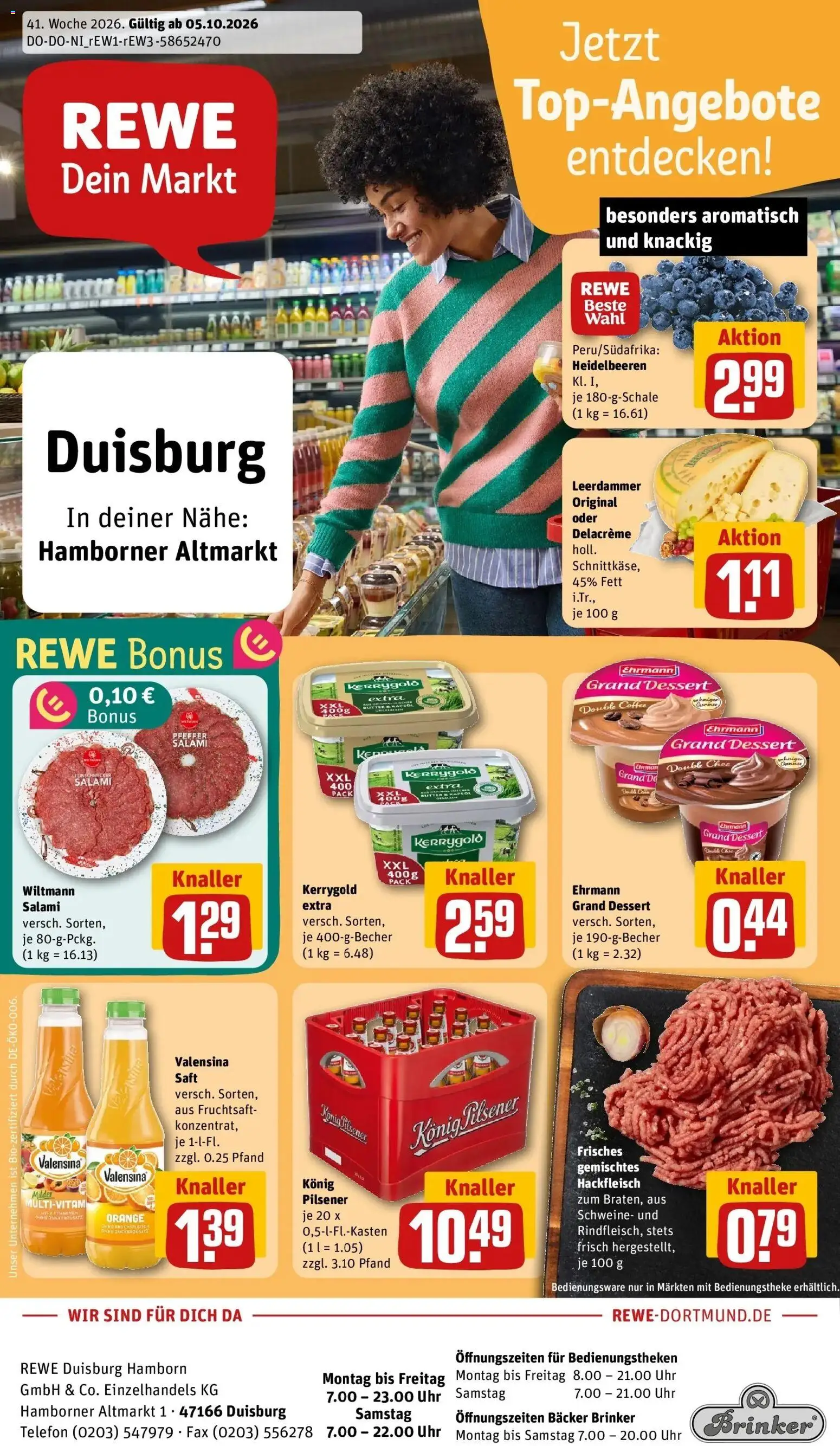 Vorschau von dem Prospekt des Geschäftes Rewe, gültig ab dem 05.10.2026