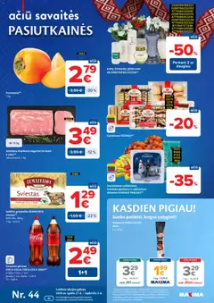 MAXIMA parduotuvės leidinio MAXIMA leidinys galiojančio nuo 2026.10.27 peržiūra