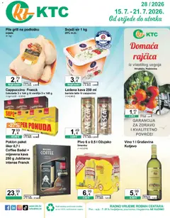 Pregled letka KTC Katalog trgovine KTC vrijedi od 15.07.2026