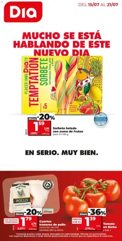 Vista previa del folleto de la tienda Dia válido desde el 15/07/2026 
