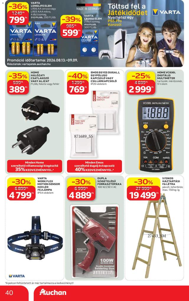 Új Auchan akciós újság 08.13.
