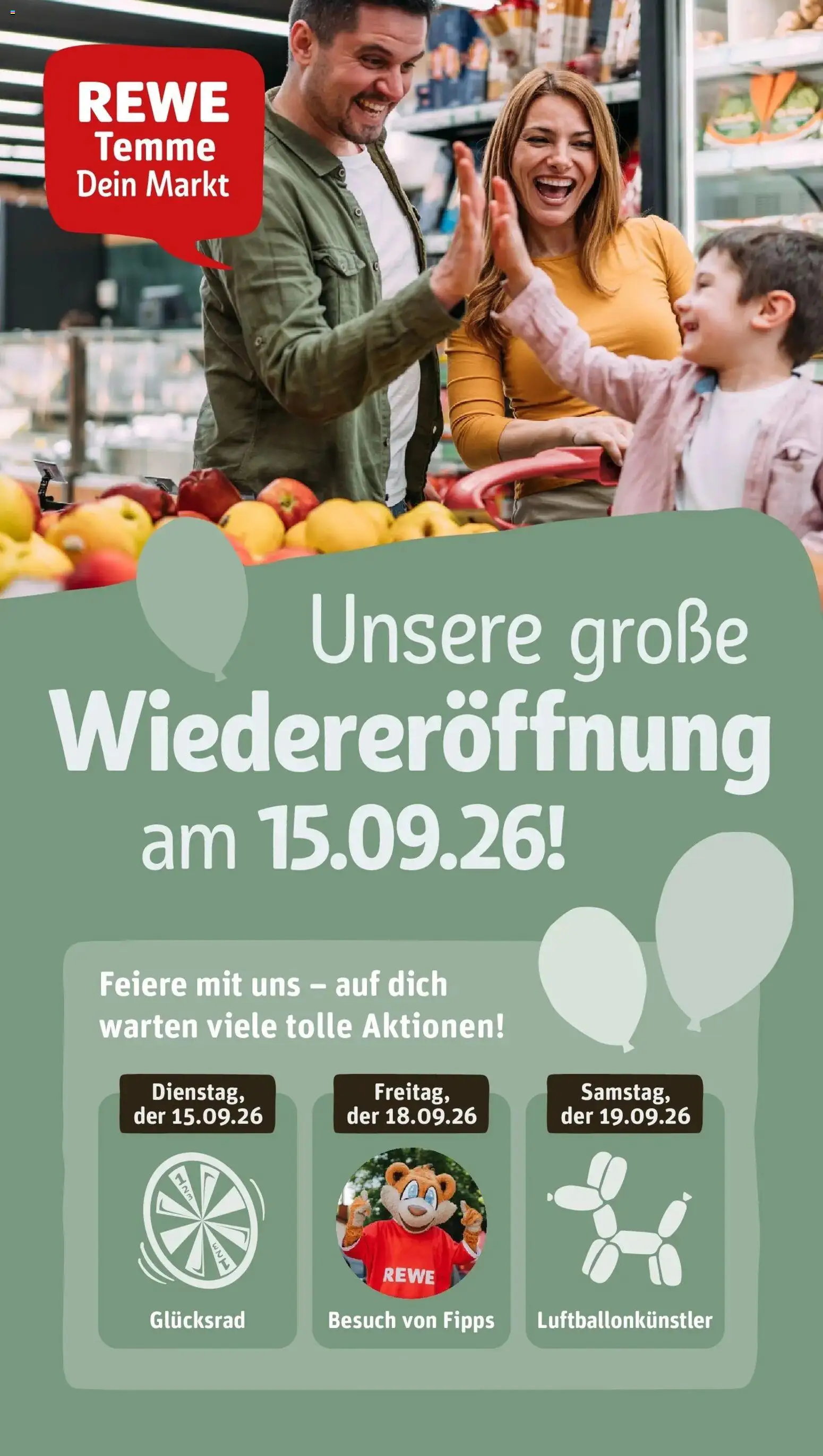 Vorschau von dem Prospekt des Geschäftes Rewe, gültig ab dem 14.09.2026