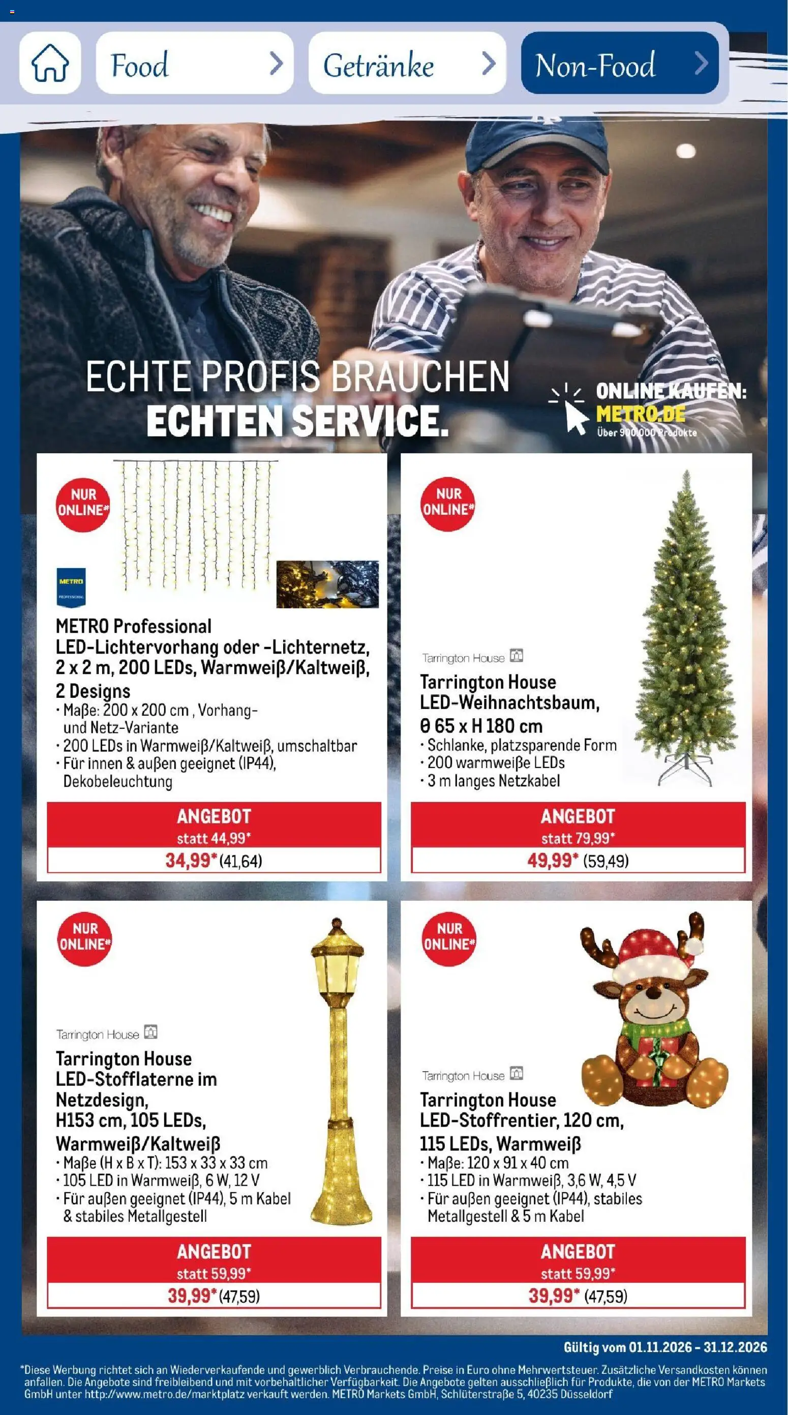 Vorschau von dem Prospekt des Geschäftes Metro, gültig ab dem 01.11.2026 - Vorhang, Kabel