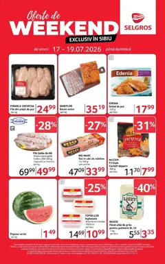 Previzualizarea de cataloage: Selgros Selgros Catalog Oferte de weekend valabil de la 17.07.2026