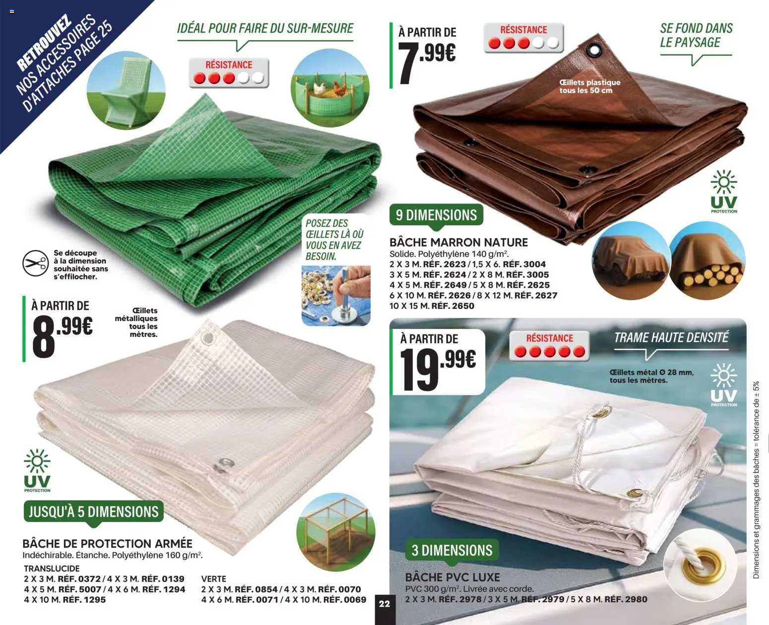 Prévisualisation de Shopix Catalogue Autome-Hiver 2026/2027 du magasin Shopix formulaire valide 01/09/2026 - Bâche, Bâche de protection