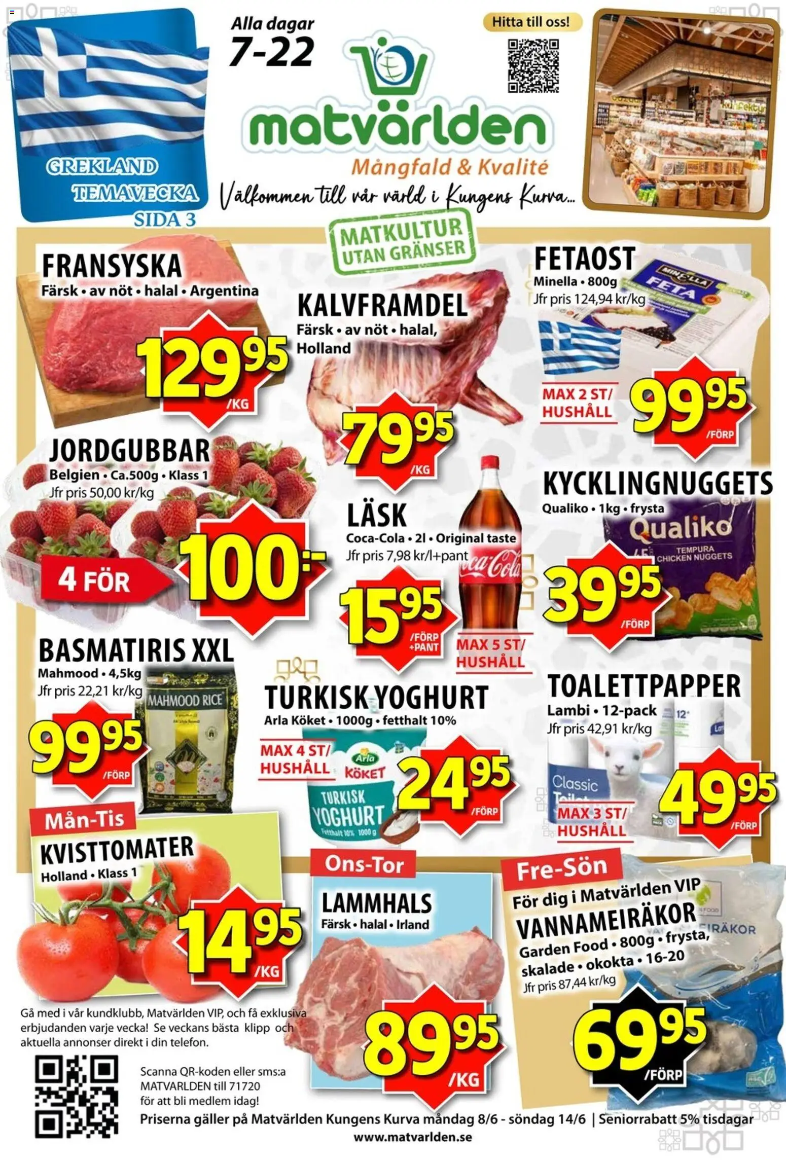 Förhandsgranska reklamblad Matvärlden erbjudanden från butik Matvärlden gäller från 08/06/2026