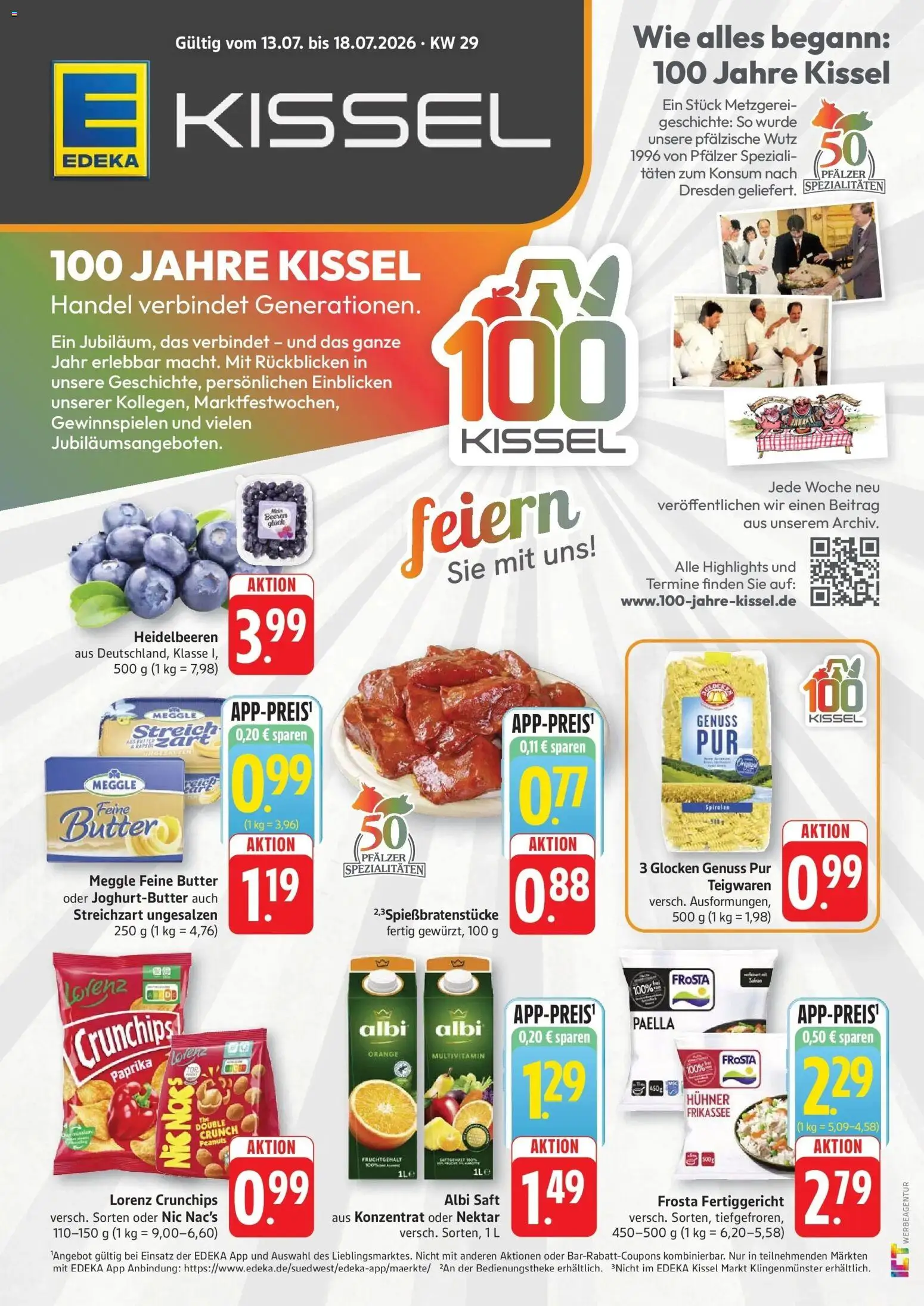 Vorschau von dem Prospekt des Geschäftes Edeka, gültig ab dem 13.07.2026