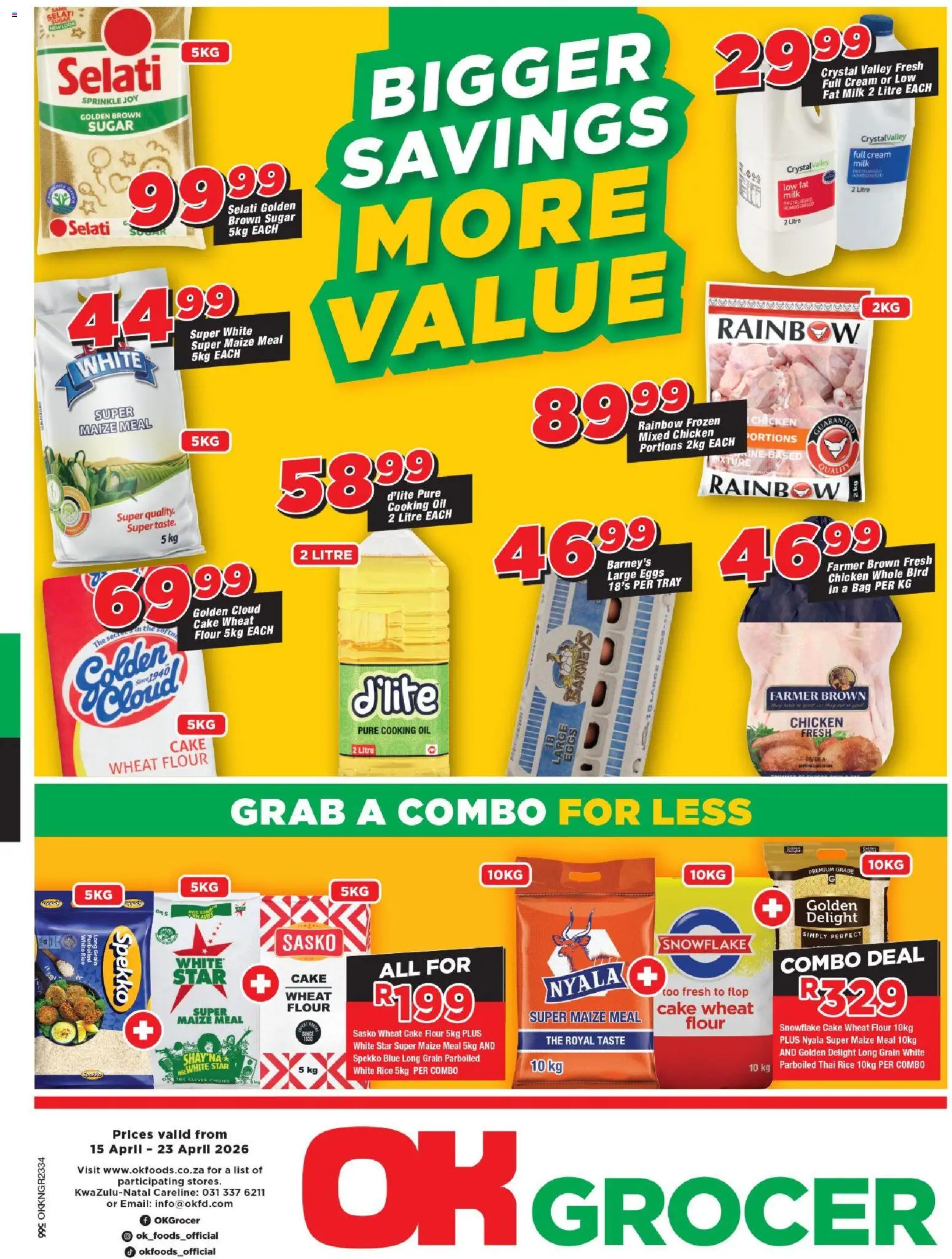 Preview of OK Foods flyer valid from 15/04/2026
