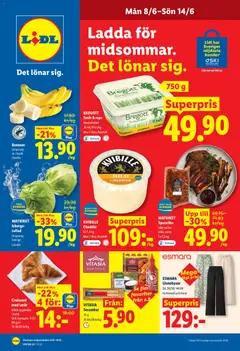 Förhandsgranska reklamblad Lidl erbjudanden från butik Lidl gäller från 08/06/2026