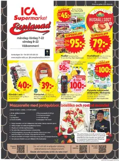 Förhandsgranska reklamblad Aktuella erbjudanden från butik ICA Supermarket gäller från 22/06/2026