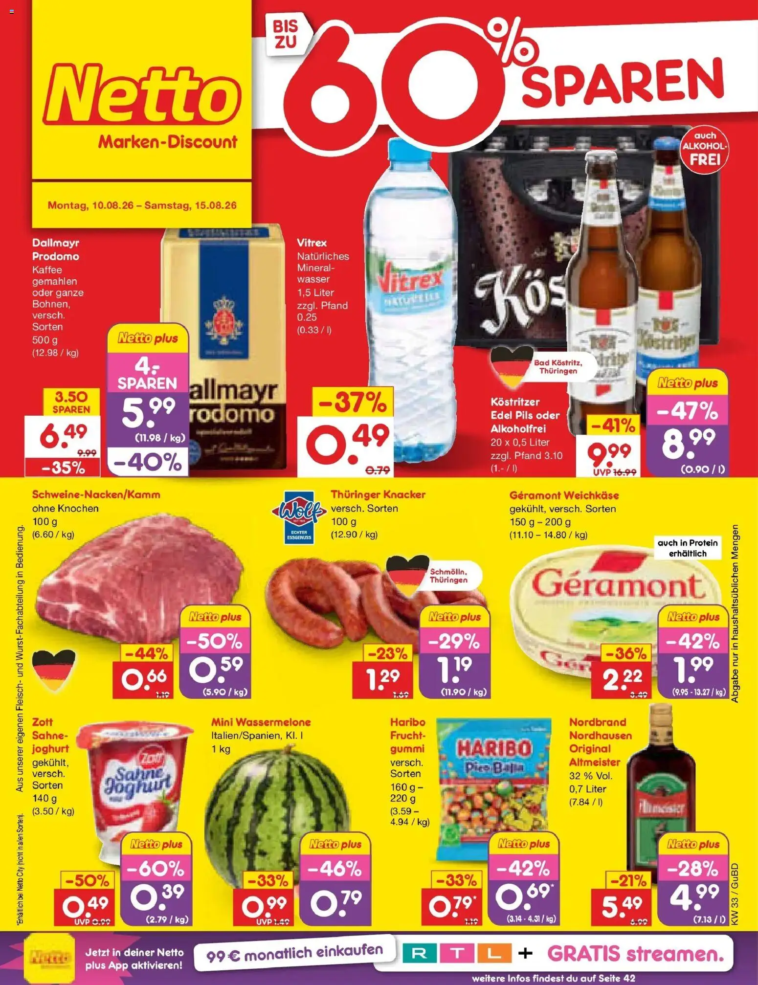 Vorschau von dem Prospekt des Geschäftes Netto Marken-Discount, gültig ab dem 10.08.2026