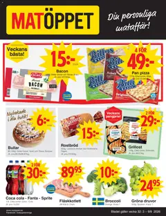 Förhandsgranska reklamblad Matöppet erbjudanden från butik Matöppet gäller från 03/08/2026