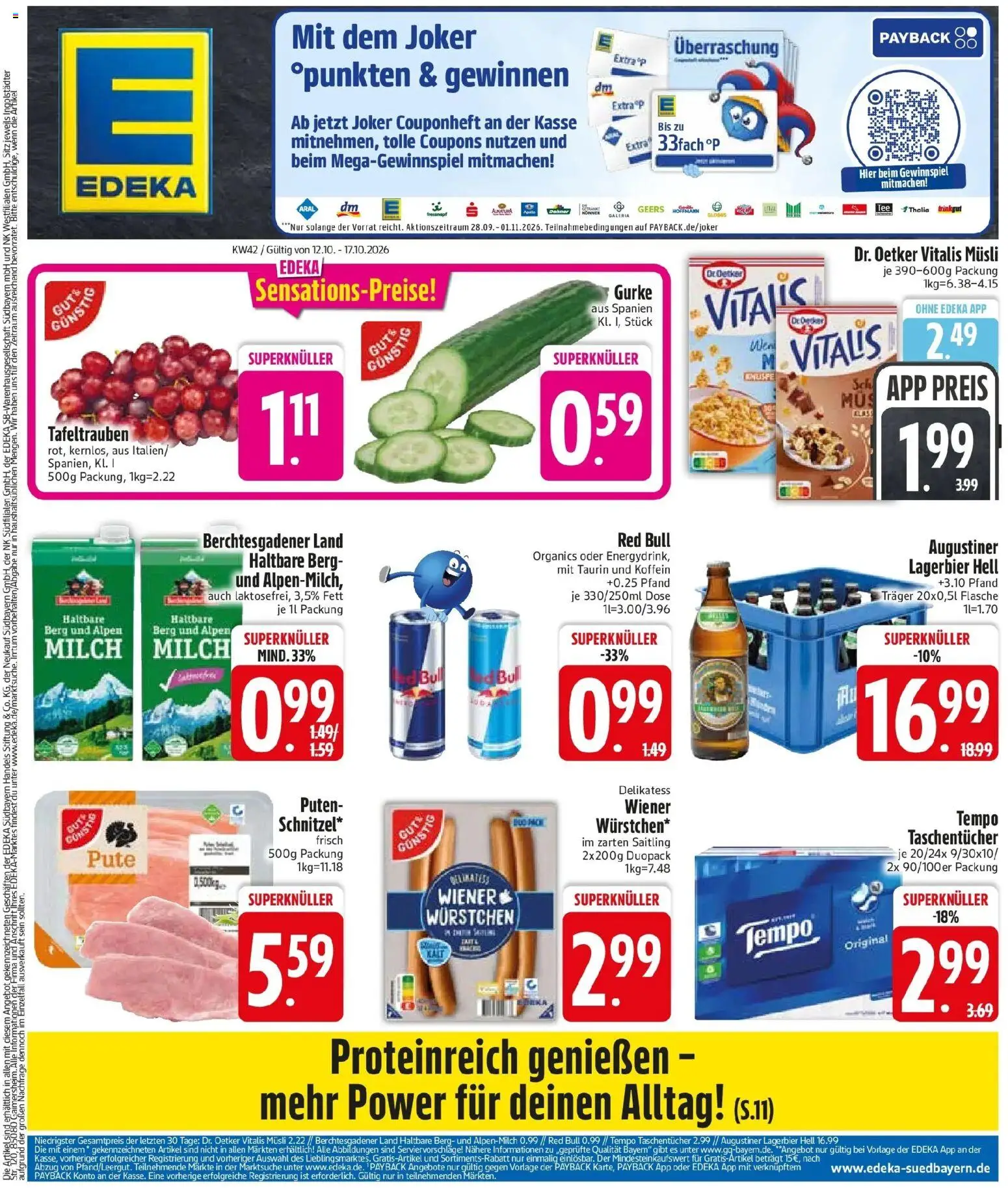 Vorschau von dem Prospekt des Geschäftes Edeka, gültig ab dem 12.10.2026