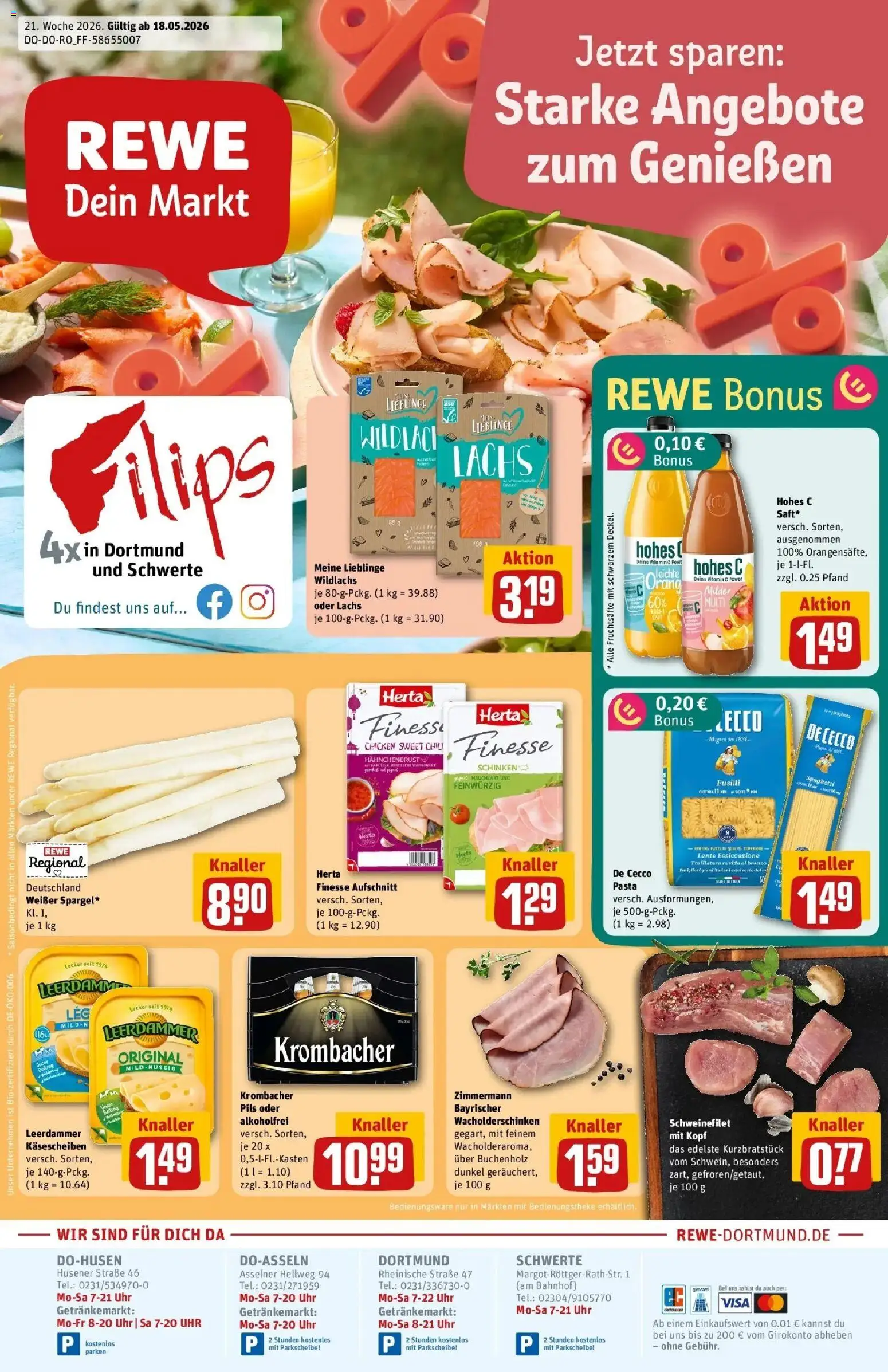 Vorschau von dem Prospekt des Geschäftes Rewe, gültig ab dem 18.05.2026