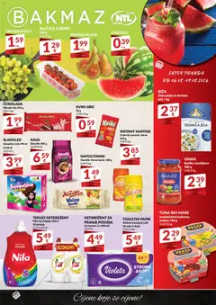Pregled letka Bakmaz Ponuda trgovine Bakmaz vrijedi od 06.08.2026