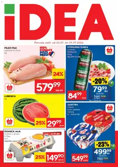 Pregled Idea kataloga - važi od 23.07.2026