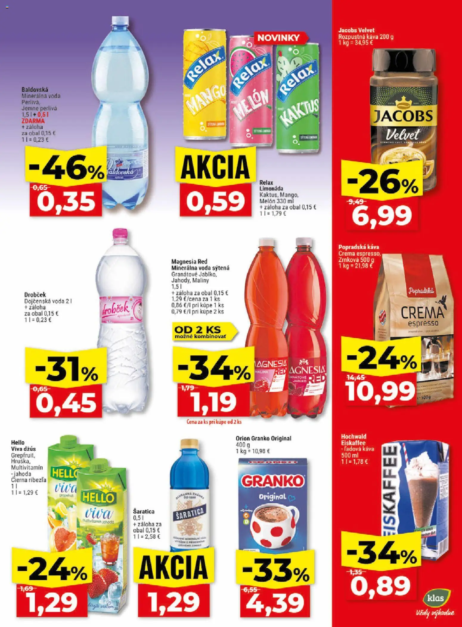 Náhľad Klas letáku platného od 10.08.2026