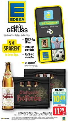 Vorschau von dem Prospekt des Geschäftes Edeka, gültig ab dem 01.06.2026