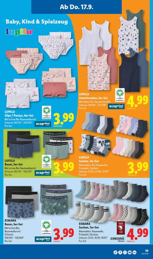 Neue Lidl Aktionen ab 17.09.