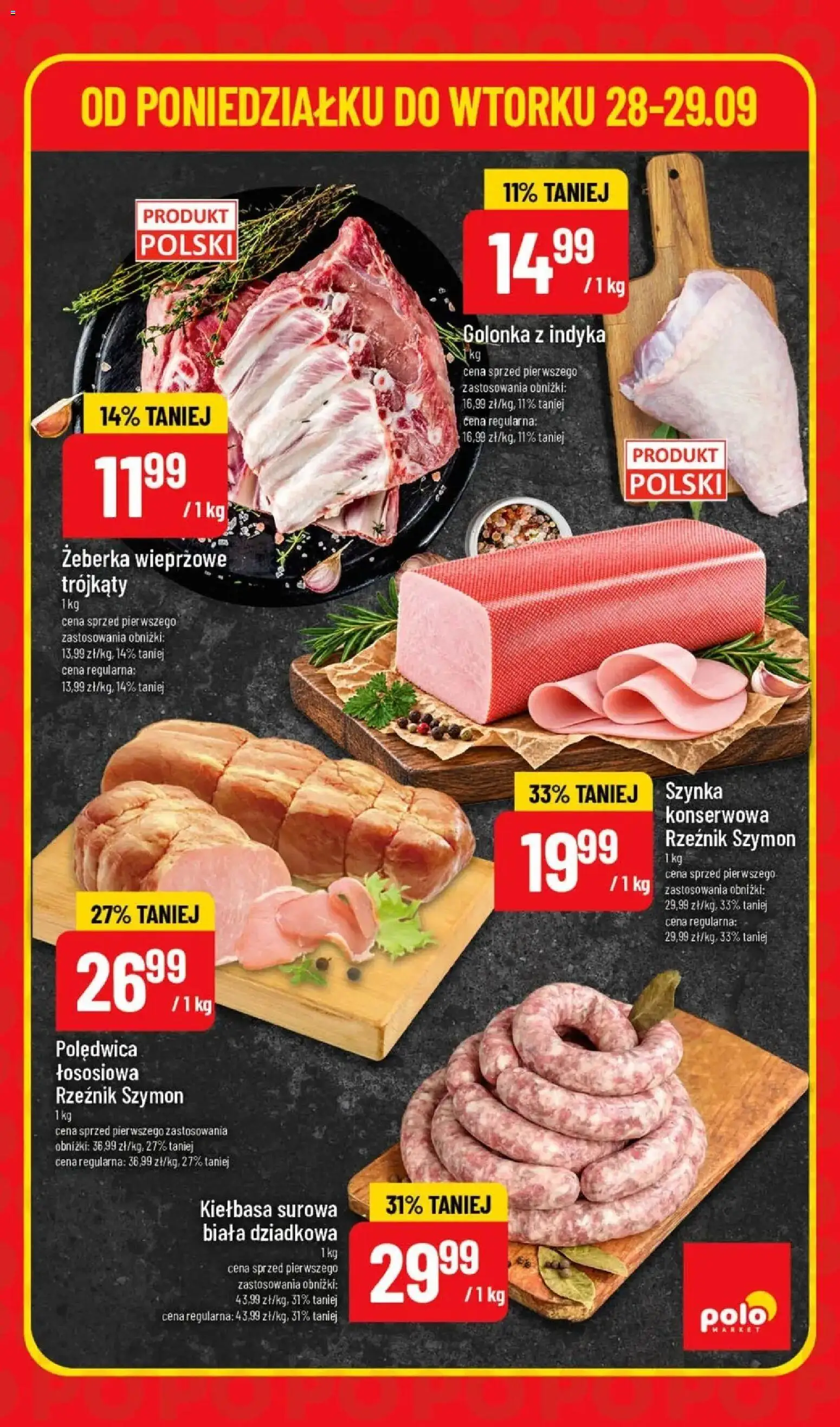 Pogląd gazetki "SuperHity POLOmarkt do wtorku 29.09 (G40)" ze sklepu POLOmarket ważnej od 28.09.2026