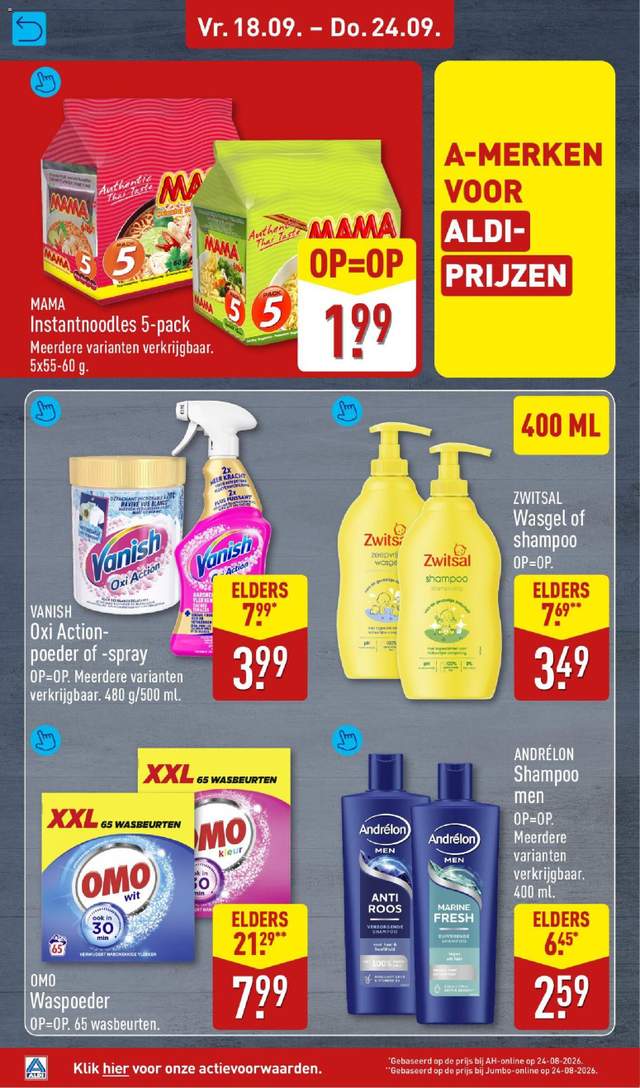 Nieuwe Aldi folder vanaf 14-09