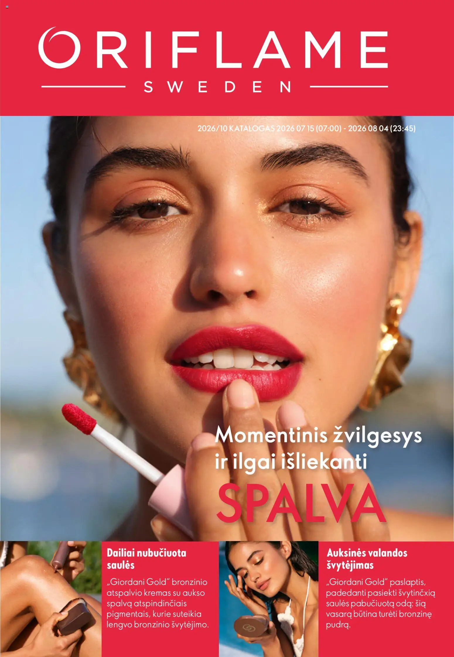 Oriflame parduotuvės leidinio Oriflame katalogas 10 2026 galiojančio nuo 2026.07.15 peržiūra - Pudra, Kremas