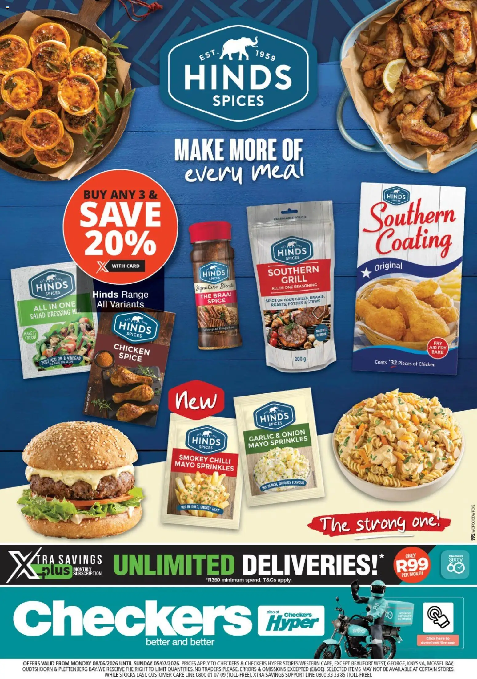 Preview of Checkers flyer valid from 08/06/2026