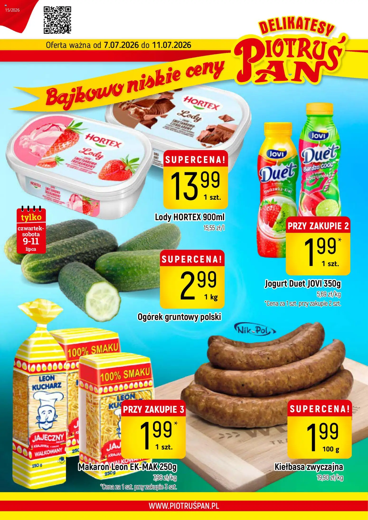 Pogląd gazetki "Piotruś Pan gazetka" ze sklepu Piotruś Pan ważnej od 07.07.2026