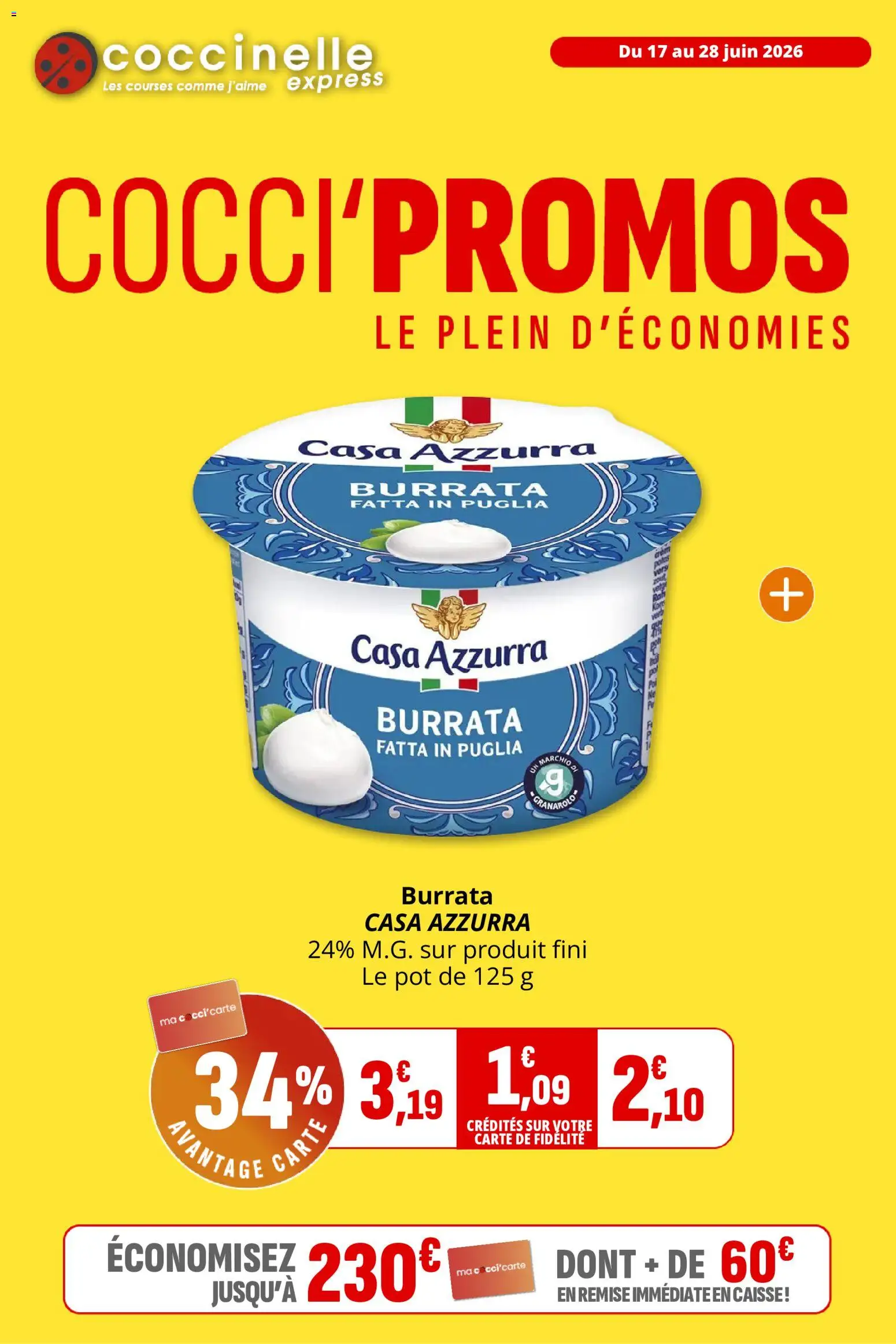 Prévisualisation de Coccinelle - Express du magasin Coccinelle formulaire valide 17/06/2026