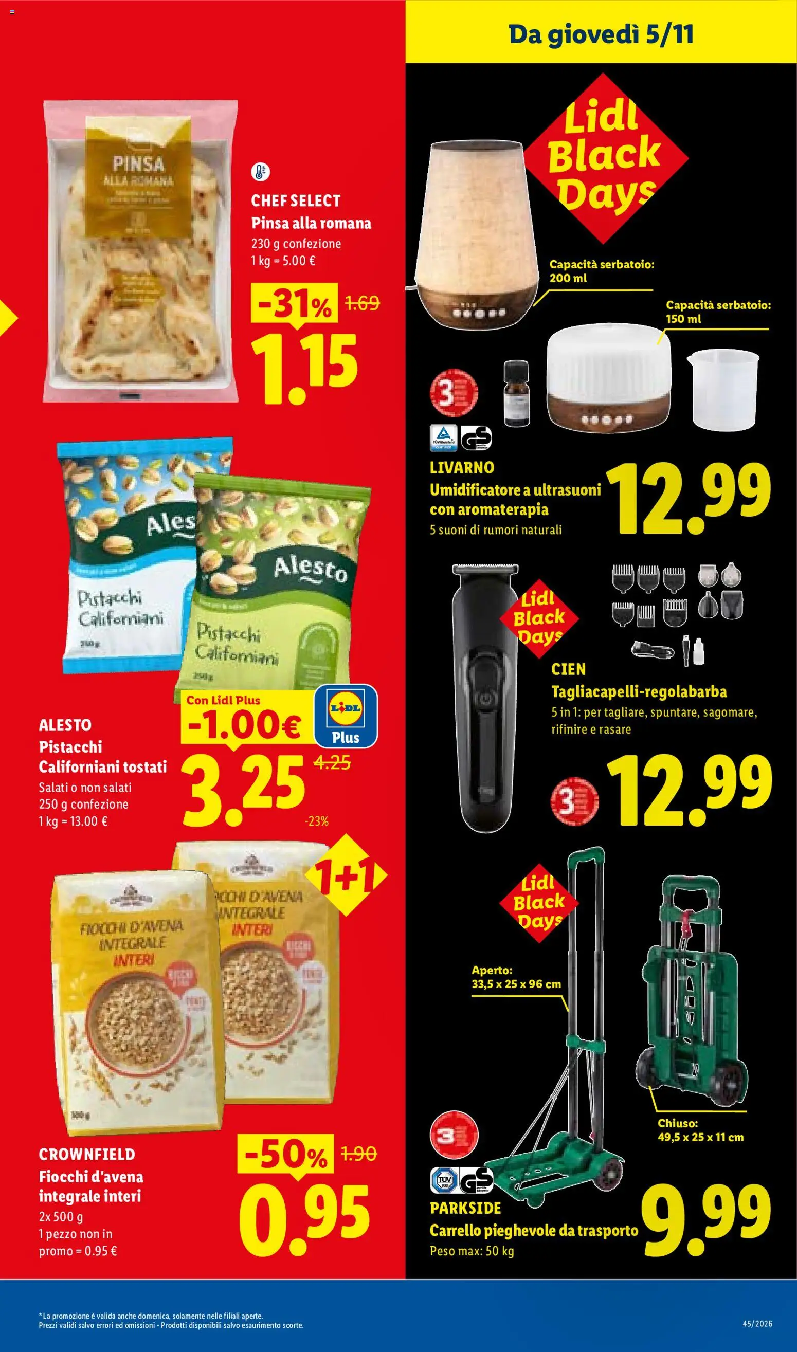 Anteprima dell'opuscolo Lidl Black Friday dal negozio Lidl valido da 02/11/2026