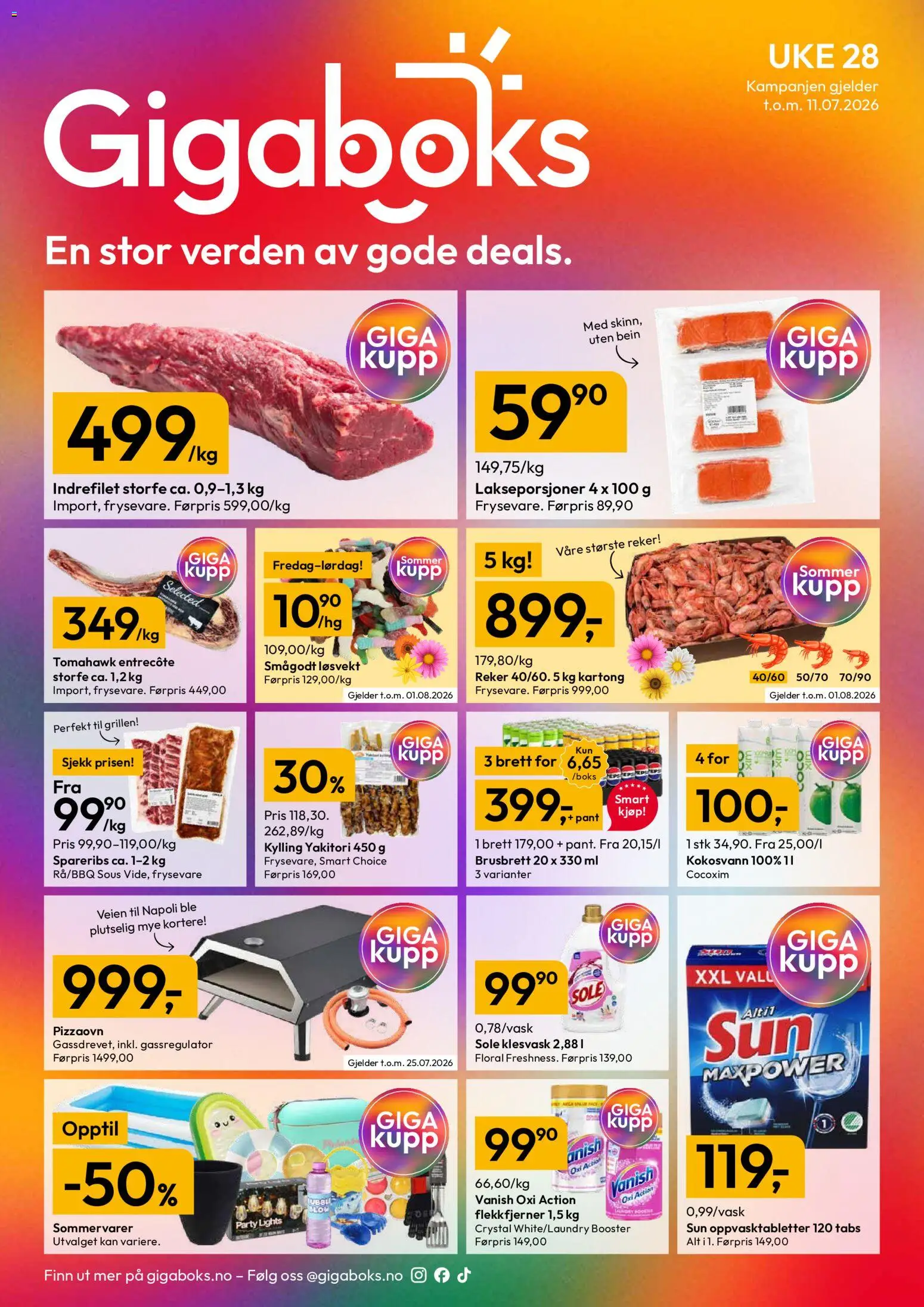 Forhåndsvis Gigaboks kundeavis fra butikk Gigaboks gyldig fra 06/07/2026