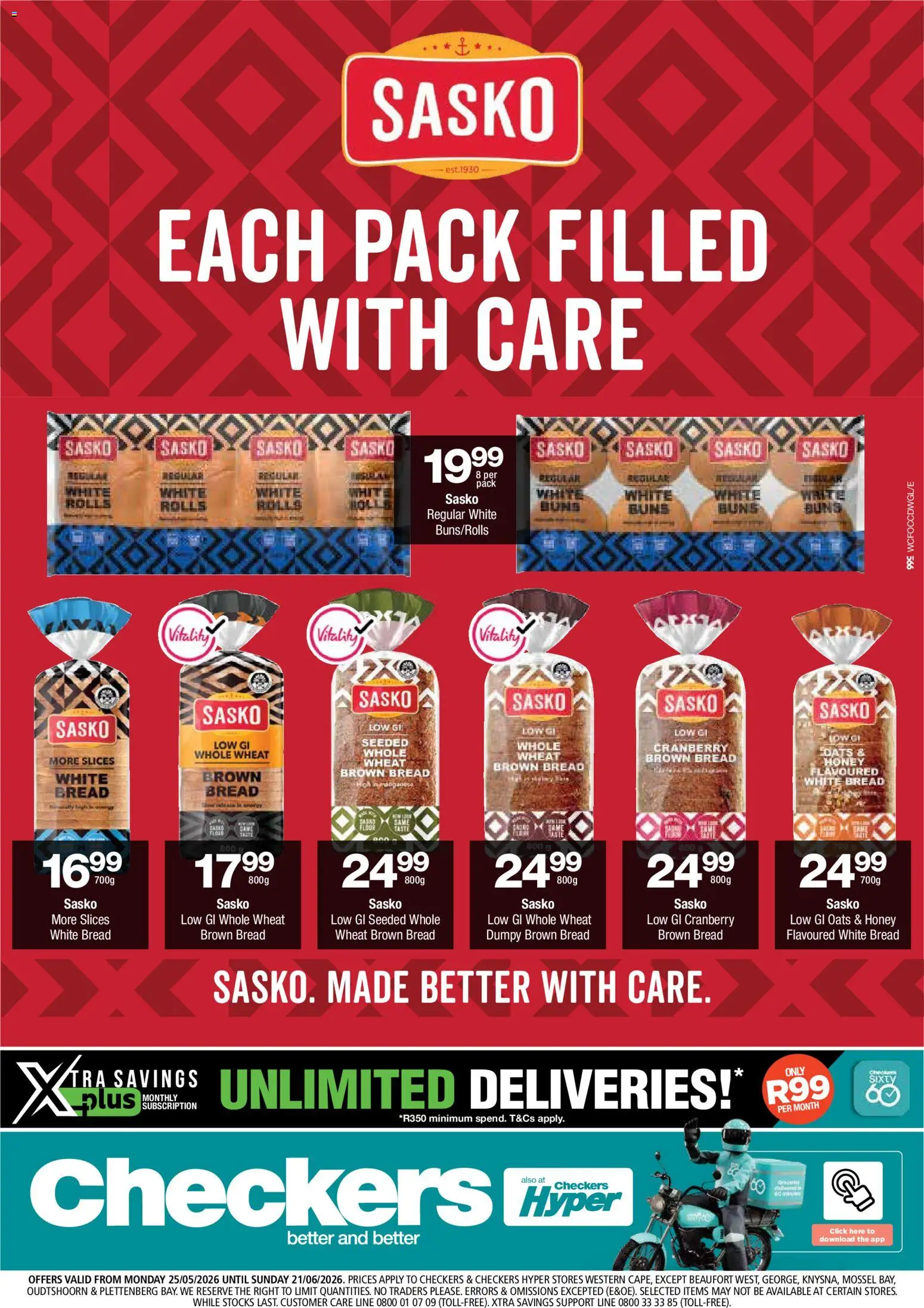 Preview of Checkers flyer valid from 25/05/2026