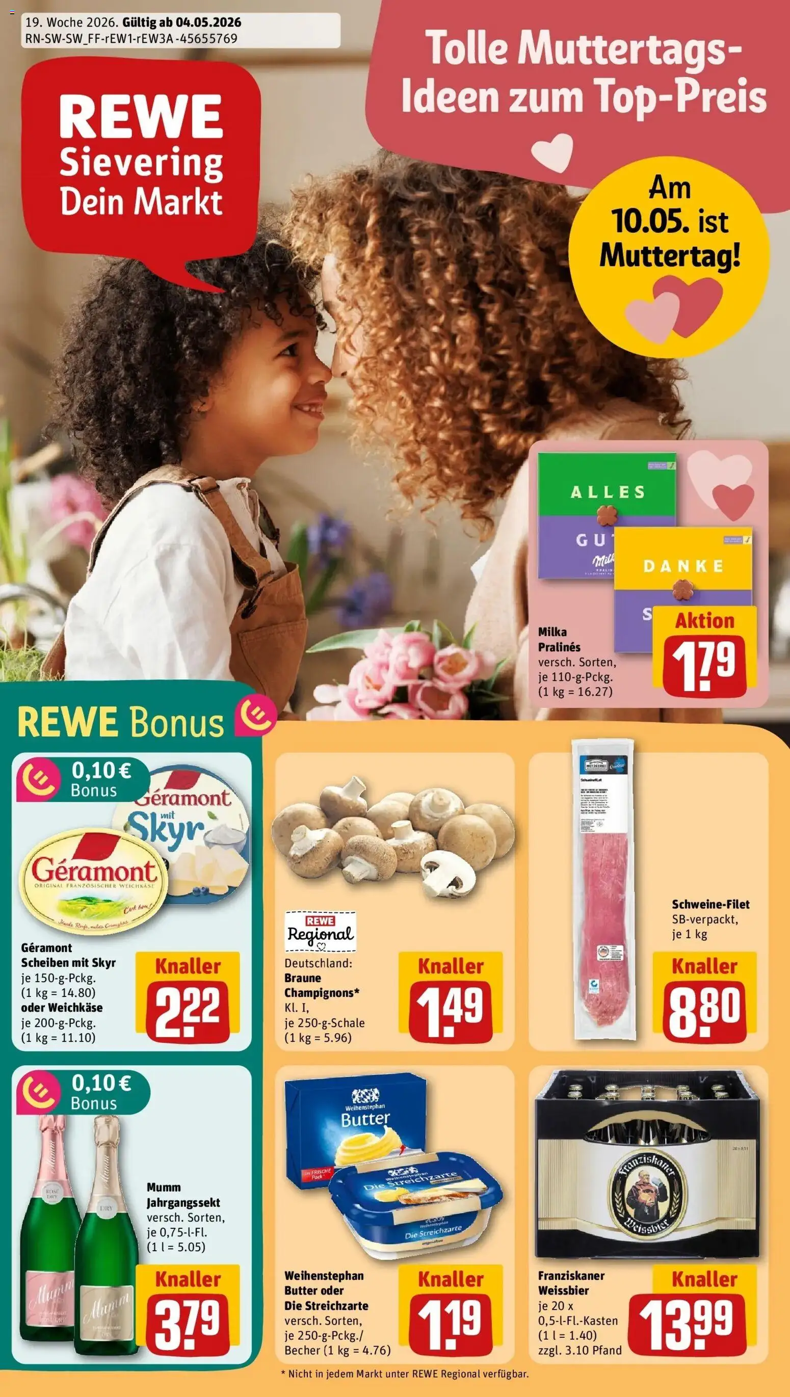 Vorschau von dem Prospekt des Geschäftes Rewe, gültig ab dem 04.05.2026