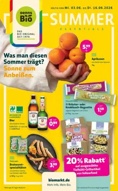 Vorschau von dem Prospekt des Geschäftes Denns BioMarkt, gültig ab dem 03.06.2026